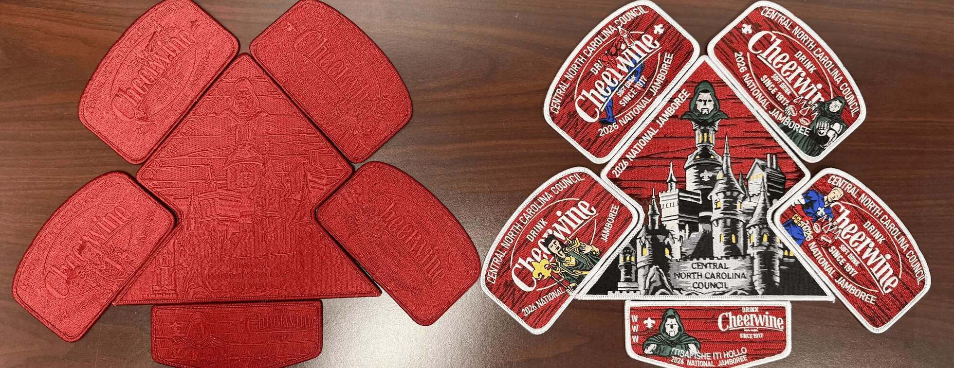 Central North Carolina Council National Jamboree Patch Set
